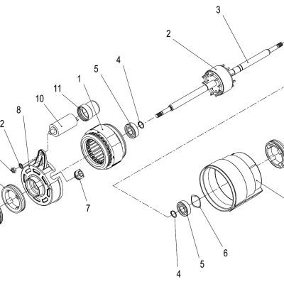 الکتروموتور فن پرده هوا 90 وات الکتروژن Electrogen مدل 32902 2 سرعته