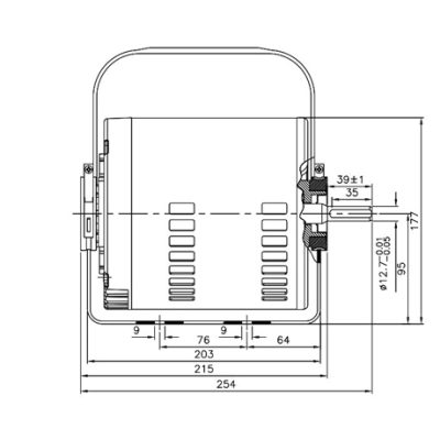 موتور کولر 1/2 الکتروژن بدون خازن