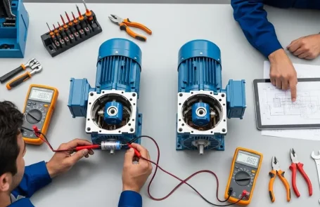 راهنمای جامع تست و عیب یابی خازن در الکتروموتور تک فاز موتوژن