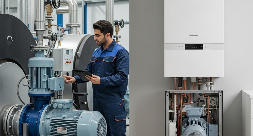 راهنمای فنی کامل بهینه‌سازی مصرف انرژی در سیستم‌های گرمایشی و سرمایشی (۱۴۰۴): از موتورخانه تا پکیج – تصویر 2