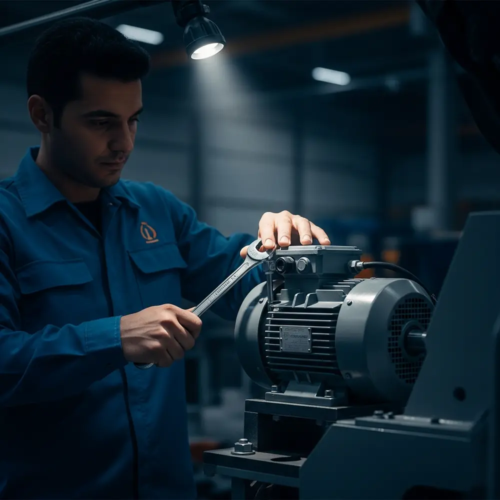 راهنمای کامل محاسبه توان الکتروموتور صنعتی: فرمول‌ها و نکات کلیدی انتخاب