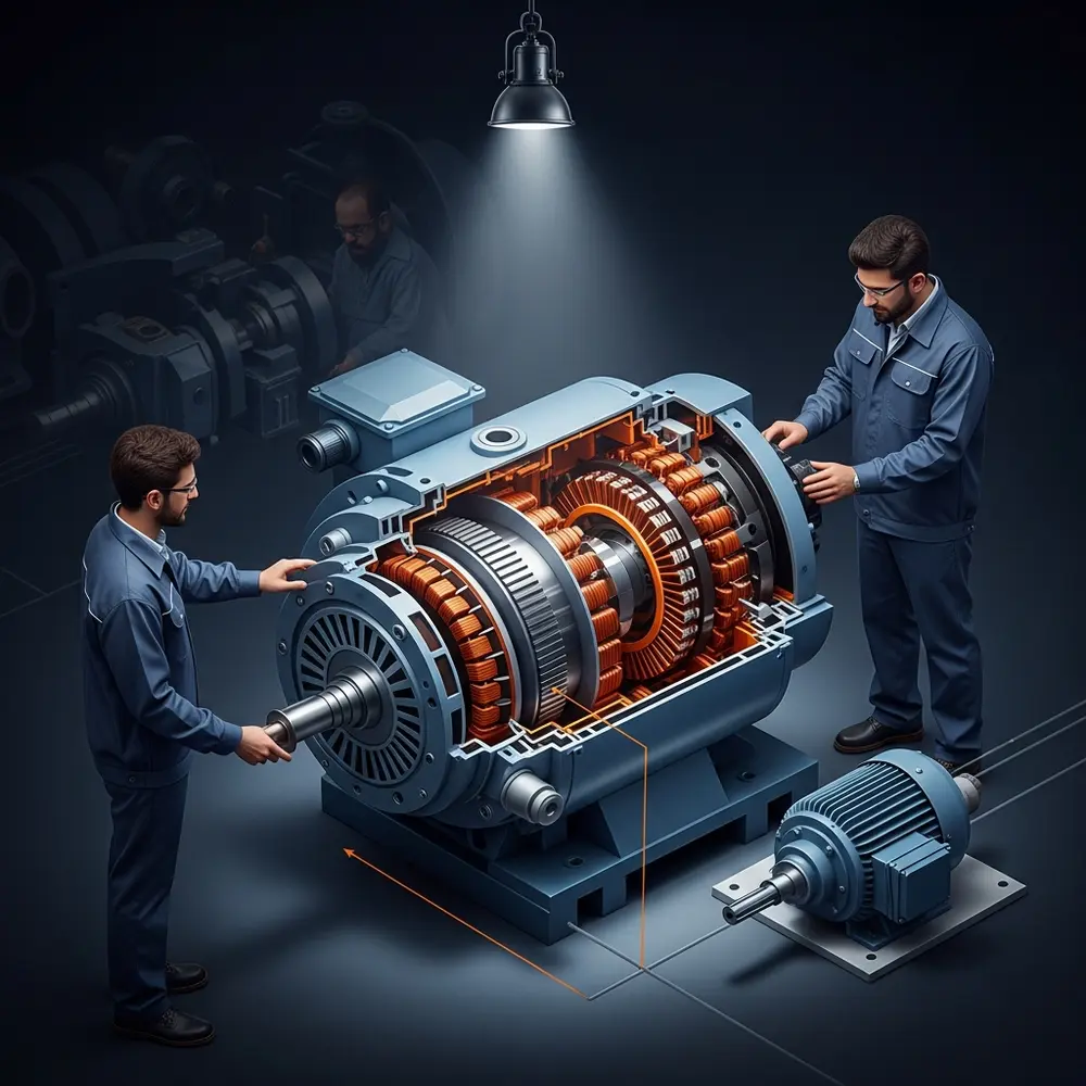 راهنمای جامع انتخاب الکتروموتور موتوژن برای انواع پمپ: تحلیل فنی و جدول مشخصات