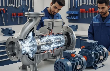 راهنمای کامل و فنی انتخاب پمپ آب (۱۴۰۴): مقایسه توان، هد و متریال برای مصارف خانگی و صنعتی