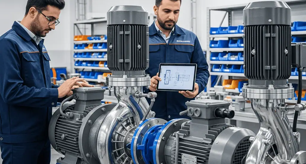 کاهش هزینه برق پمپ با اینورتر: چگونه بر قیمت الکتروموتور صنعتی تاثیر میگذارد؟ 2 کاهش هزینه برق پمپ با اینورتر: چگونه بر قیمت الکتروموتور صنعتی تاثیر میگذارد؟ – تصویر 1