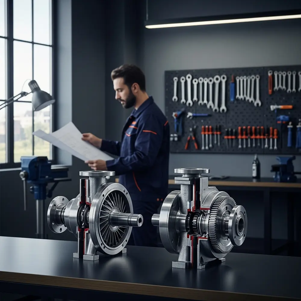 تحلیل جامع قیمت پمپ آب کولر موتوژن تبریز: تفاوت مدل سانتریفیوژ با پمپ‌های جابجایی مثبت