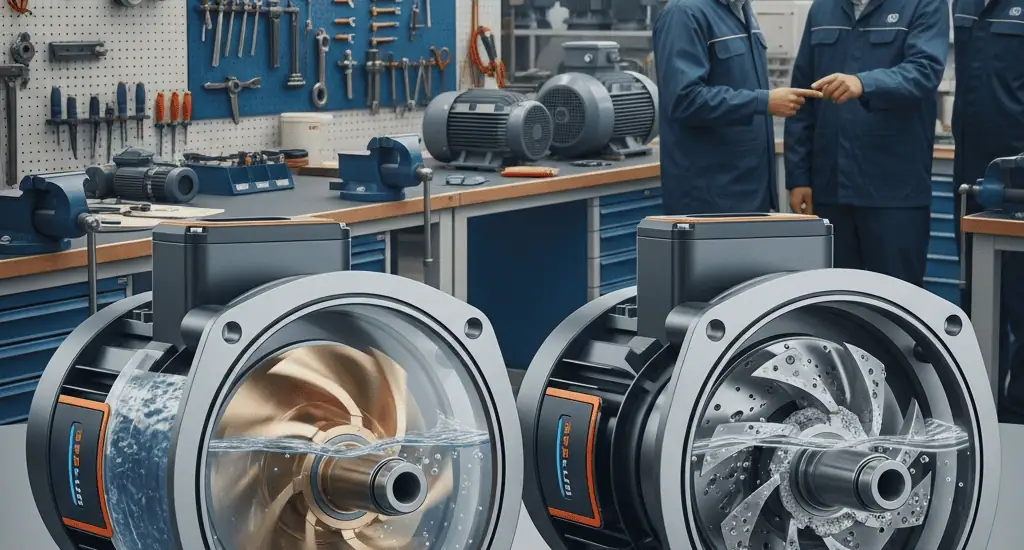 تحلیل فنی موتوژن vs الکتروژن: کدام پمپ در برابر کاویتاسیون مقاومتر است؟ 3 تحلیل فنی موتوژن vs الکتروژن: کدام پمپ در برابر کاویتاسیون مقاومتر است؟ – تصویر 2