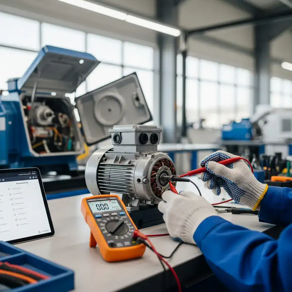 راهنمای جامع نگهداری پیشگیرانه الکترو موتور کوچک در ژنراتورها + چک‌لیست کامل ۱۴۰۴