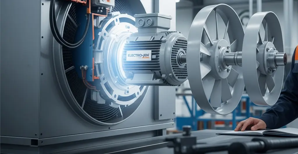 راهنمای فنی انتخاب الکتروموتور سه فاز الکتروژن برای سیستم HVAC در سال ۱۴۰۵ 3 راهنمای فنی انتخاب الکتروموتور سه فاز الکتروژن برای سیستم HVAC در سال ۱۴۰۵ – تصویر 2