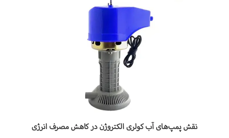 نقش پمپ‌های آب کولری الکتروژن در کاهش مصرف انرژی